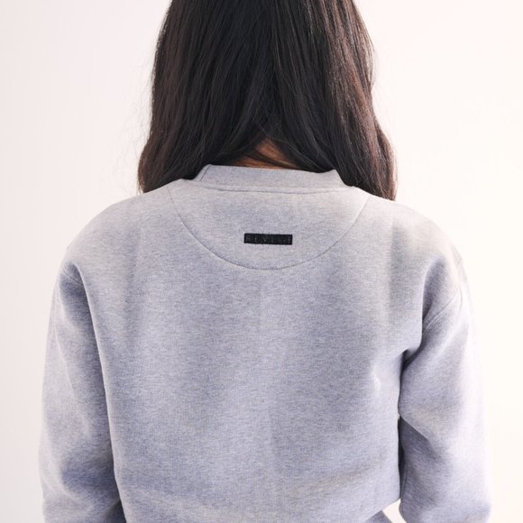 Revive Loungewear. Two Piece Lounge Set, Crewneck Sweatshirt and Jogger - Grey H - Picture 6 of 8
